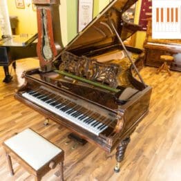 C. Bechstein Konzertflügel Rarität von 1869 vollständig renoviert