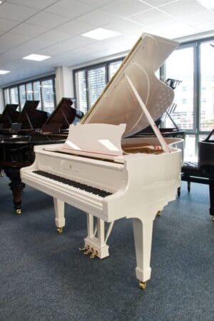 Gebrauchter Steinway & Sons Flügel M170, Baujahr 1928, in Weiß, mit 5 Jahren Garantie