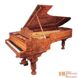 Überholtes Steinway & Sons Model D Flügel 1881 restauriert
