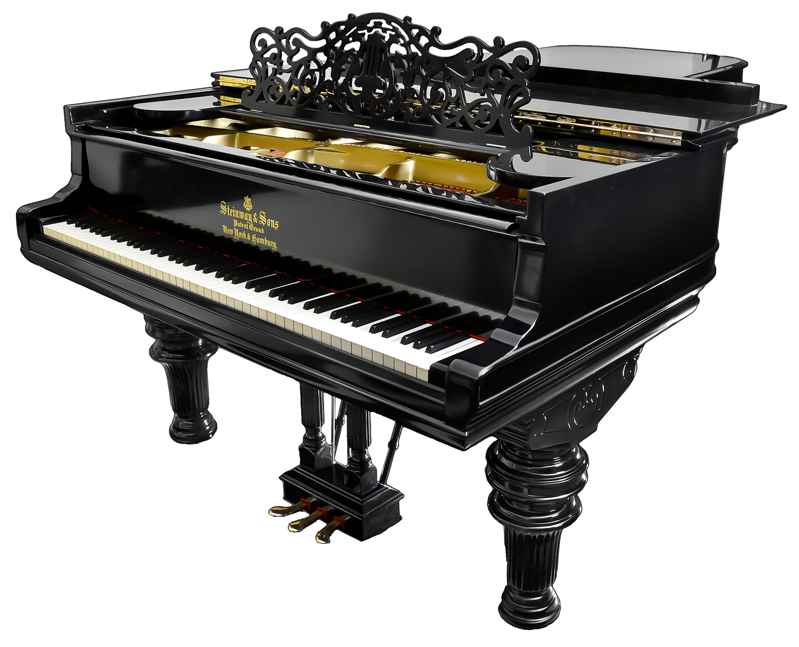 Steinway & Sons Konzertflügel „Centennial“, 1882/84 – restauriert, Originalgehäuse