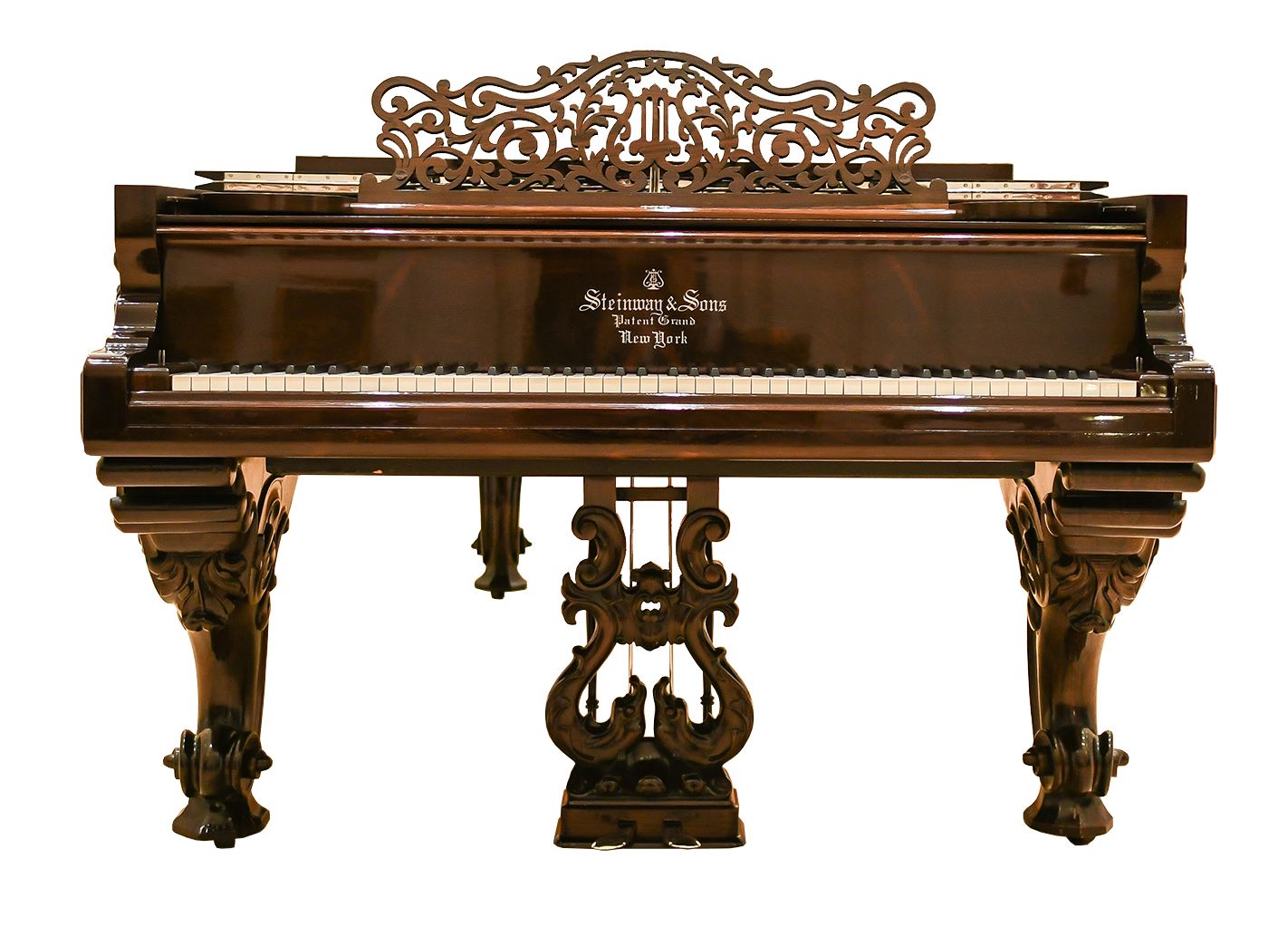Steinway & Sons Konzertflügel Modell 3, New York 1869 – Palisander, restauriert