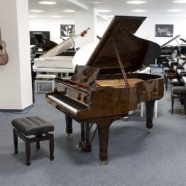 Steinway & Sons Modell A 188 cm, Baujahr 1901 – Wurzelholz, generalüberholt, inkl. Bank